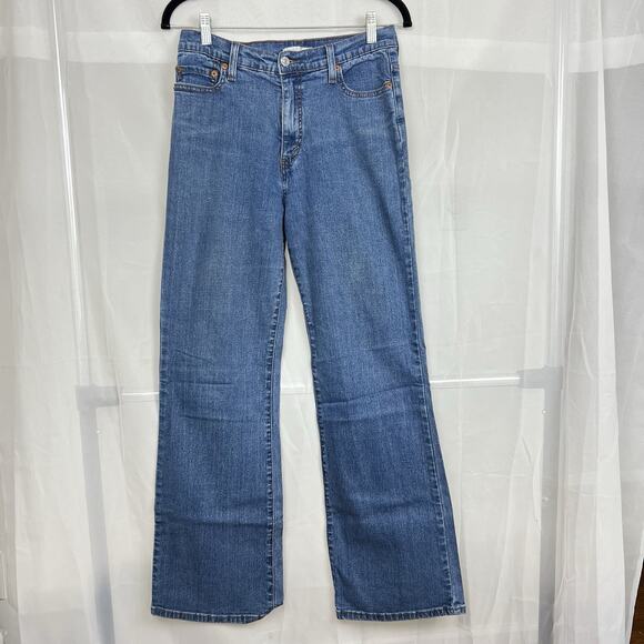 Levi's Denim - Levi's 512 Perfectly Slimming hi rise western straight leg jean 10m boho 90s